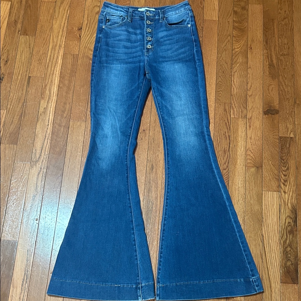 KanCan Medium Blue Flare Jeans